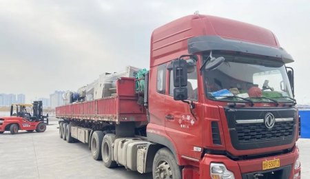 海科佳首套掛面主機研發產品完成試機使命，光榮返崗！